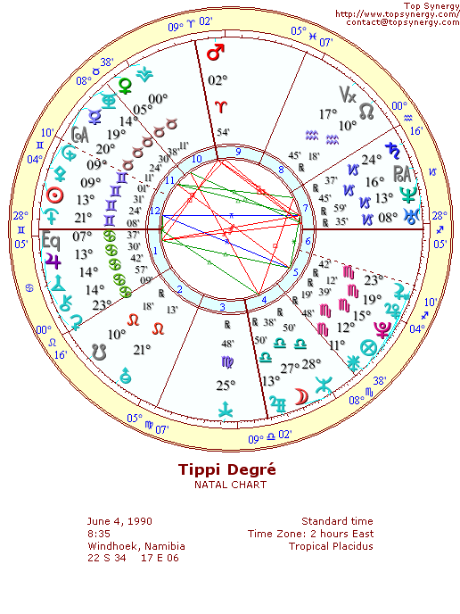 Tippi Degr natal wheel chart