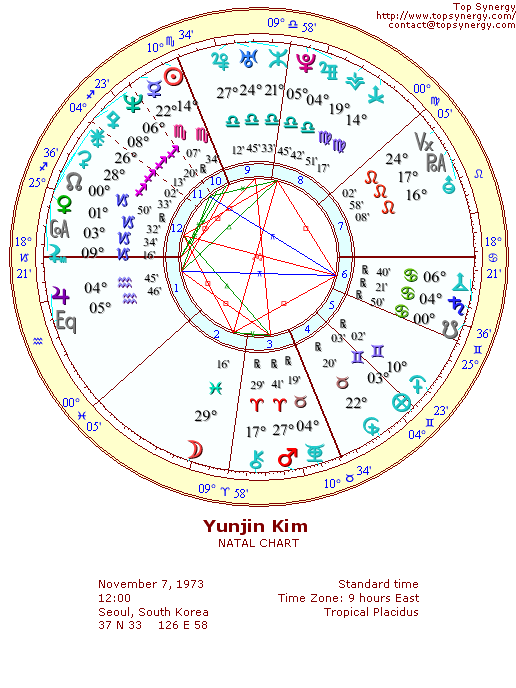 Yunjin Kim natal wheel chart